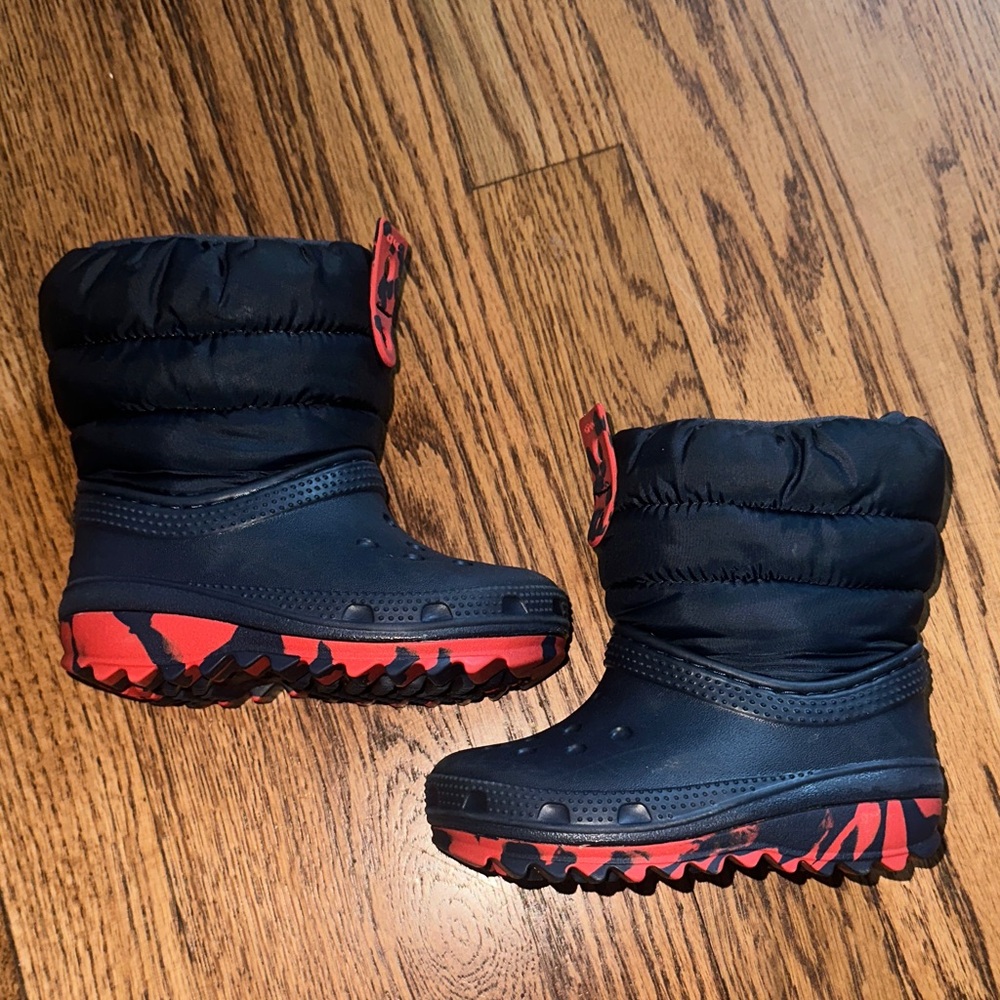 Child Croc Snow Boots - Size C7